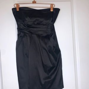 Trixxi strapless black dress